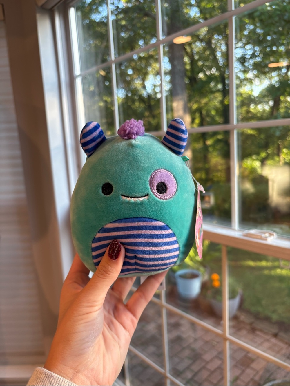 Morty the blue monster squishmallow NWT 5in ORIGINAL TAG halloween edition
